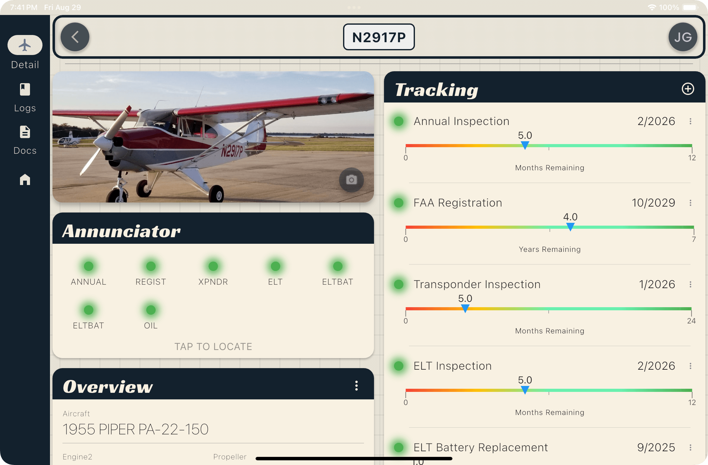 Tablet layout improvements